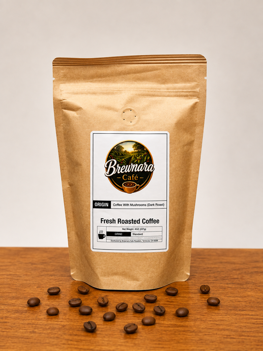 Coffee with Mushrooms Dark Roast