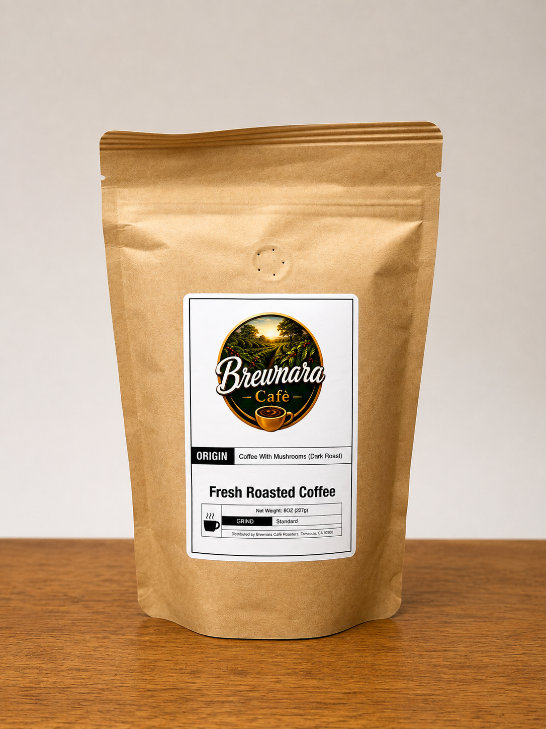Coffee with Mushrooms Dark Roast