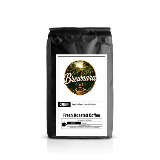 Best Sellers Sample Pack: 6Bean, Cowboy, Breakfast, Peru, Mexico, Bali